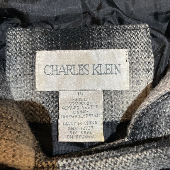 Size 14 wool pea coat jacket - Picture 2 of 4